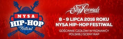 Nysa Hip - Hop Festiwal w lipcu. Gościnnie m.in. Tede, Kali, Małpa, Quebonafide