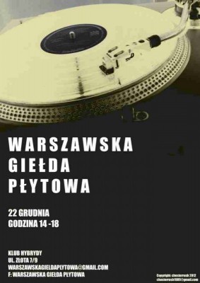 ŚWIĄTECZNA GIEŁDA PŁYTOWA + WINYL SESJA @HYBRYDY 
