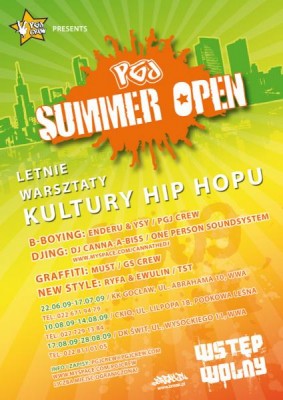 PGJ Summer Open - Warsztaty b-boyingu za free