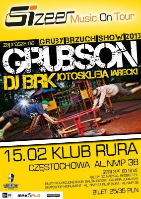 Sizeer Music on Tour: Grubson i BRK