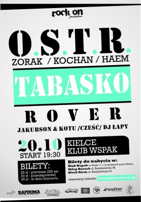 O.S.T.R. & TABASKO & ROVER - KIELCE