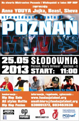 Poznań Moves - Otwarte Mistrzostwa Poznania i Wielkopolski w tańcu HIP HOP