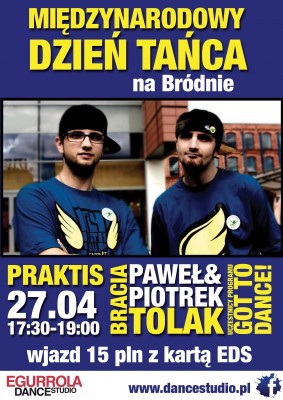 MIĘDZYNARODOWY DZIEŃ TAŃCA Z BRACIAKI Z PROGRAMU GOT TO DANCE!!