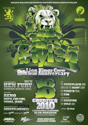 LION JAM STYLE VI and Lion Kingz Crew VIII Anniversary