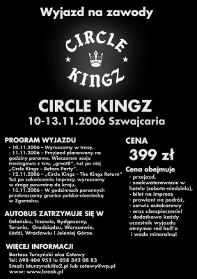 WYJAZD NA CIRCLE KINGZ – THE KINGZ RETURN DO SZWAJCARII!!!