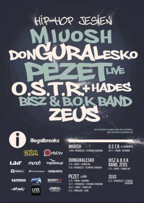 O.S.T.R. + HADES, Partyzant, Konik, Sughar | Toruń