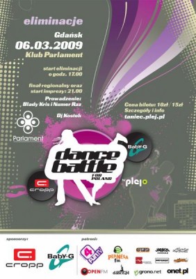 Cropp Baby-G Dance Battle for Poland 2009 - Eliminacje