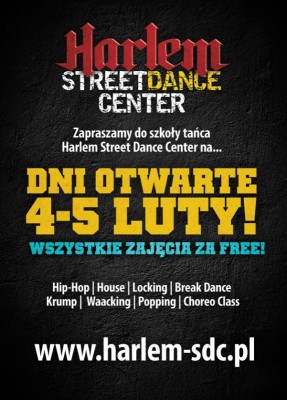 Dni Otwarte w Harlem Street Dance Center. Nowe Centrum Tańca ulicznego w Warszawie.
