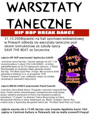 warsztaty hip hop/break dance