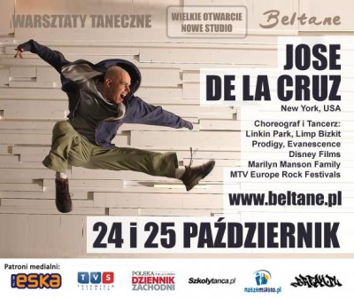 Jose De La Cruz na Otwarcie Nowego Studio Tańca Beltane