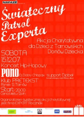 Świąteczny Patrol Experta - PONO, DJ Dobry Chłopak, support: Djabeł