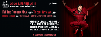 HIP HOP KEMP 2013 R.A. the Rugged Man, Trzeci Wymiar, Murs & Fashawn oraz WeFunk Djs w line-upie!
