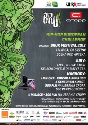 Hip-hop European Challenge w ramach Bruk Festivalu 2012