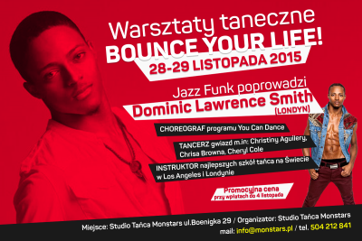 Warsztaty taneczne- Dominic Lawrence Smith w Olsztynie!