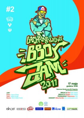 Bachanaliowy BBoy Jam 2 +  Projekt  Lions  State of Mind 16 maja w Zielonej Górze!!