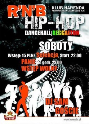 GORĄCA IMPREZA W RYTMACH RNB & HIP HOP - KLUB HARENDA