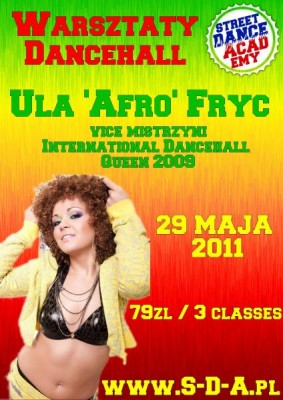 Warsztaty Dancehall z Ulą Afro Fryc w SDA