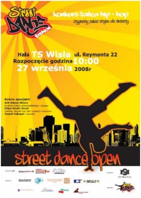 Street Dance Open Kraków 2008, Konkurs tańca Hip - Hop