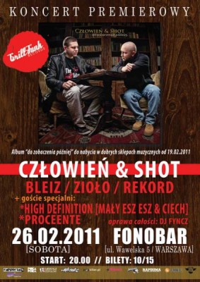 Czlowien + Shot feat.Bleiz Ziolo Rekord + High Definition/Procentee