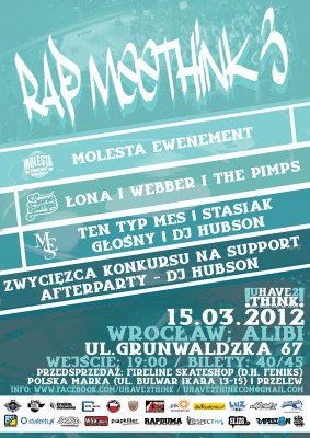 UHAVE2THINK zaprasza na Rap Meethink volume 3 !