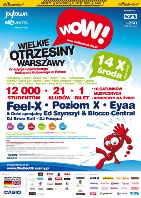 WIELKIE OTRZĘSINY WARSZAWY - DJ Tuniziano Junior Stress