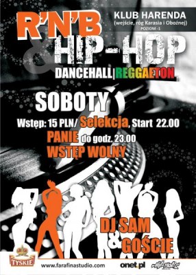 IMPREZA RNB & HIP HOP - KLUB HARENDA, DJ SAM