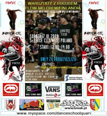 WARSZTATY Z FOCUSEM Z EKIPY FLOW MO CREW/FINLANDIA