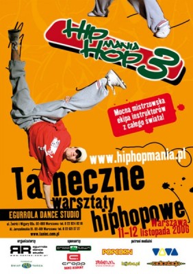 HIPHOPMANIA3, CZYLI TANECZNE WARSZTATY HIPHOPOWE