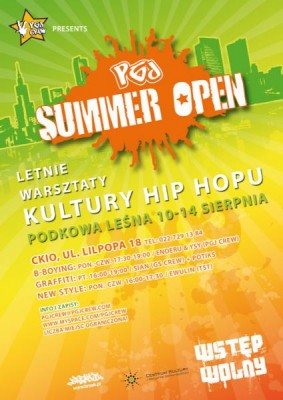 PGJ Summer Open - Letnie warsztaty kultury hip hopu w Podkowie