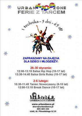 Break Dance dla dzieci i młodzieży w ferie w Łodzi!