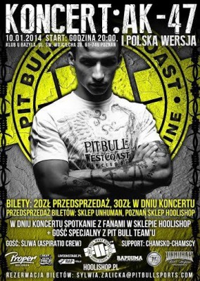 Koncert Ak-47 i Polskiej Wersji w Poznaniu