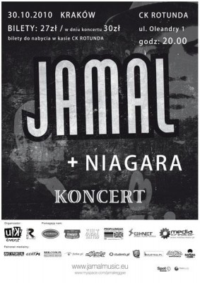 Koncert  Jamal + support Niagara