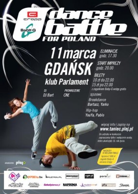 Cropp Baby-G Dance Battle For Poland 2011 - eliminacje Gdańsk
