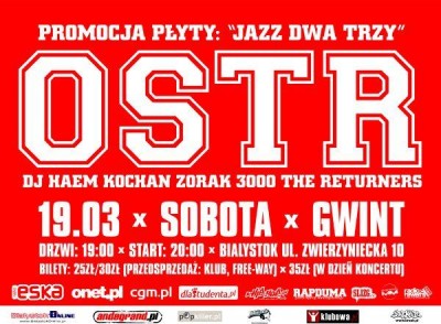 O.S.T.R. & DJ Haem w Białymstoku!