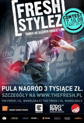 FRESH STYLEZ CONTEST 17.10 – pula nagród 3000 zł - już 17.października w The Fresh!