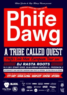 PHIFE DAWG (A TRIBE CALLED QUEST) na RAP HISTORY WARSAW 2004