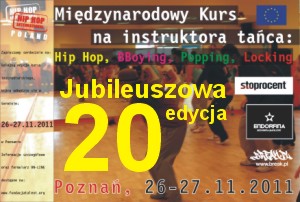XX Jubileuszowa Edycja Międzynarodowego Kursu Instruktorskiego, Poznań  26-27.11.2011 
