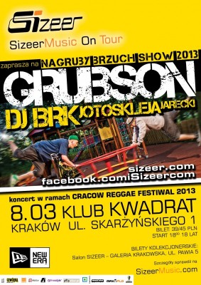 Sizeer Music on Tour: Grubson i BRK w Krakowie