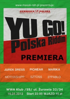 Dancehall Masak-Rah - PREMIERA polskiej EPki Yu-Go Riddim!