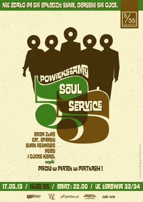5/55: Powiększamy SOUL SERVICE, czyli pięciu w piątek w Piątkach!