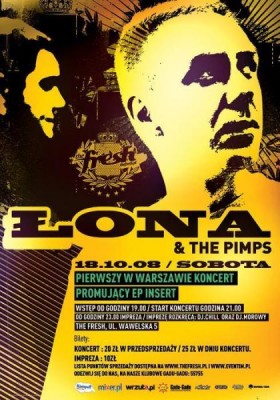 KONCERT ŁONA I THE PIMPS / IMPREZA HIP-HOP NON STOP