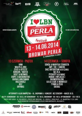 I LOVE LBN PERŁA FESTIVAL 2014 DZIEŃ PIERWSZY
