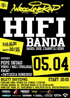 HIFI BANDA WROCŁAW 5.04 ALIBI