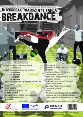 Warsztaty tańca breakdance w ramach programu „INTERBREAK”