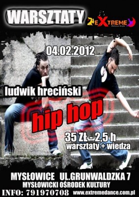 Warsztaty Taneczne Hip Hop z Ludwikiem Hrecińskim