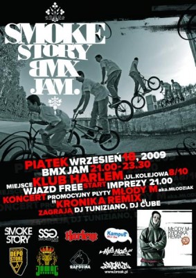 SMOKE STORY BMX JAM - PRZED PREMIERA NAJNOWSZEJ PŁYTY MŁODEGO M KRONIKA REMIX!