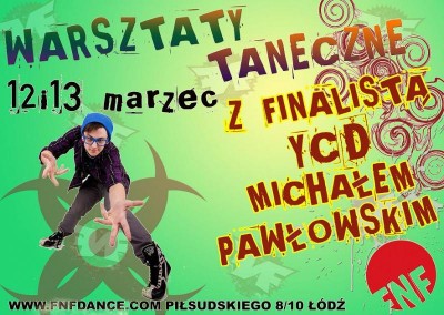 WARSZTATY TANECZNE Z MICHAŁEM PAWŁOWSKIM 3 ed YCD