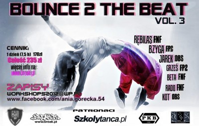 Bounce to the beat vol.3 - Warsztaty Taneczne