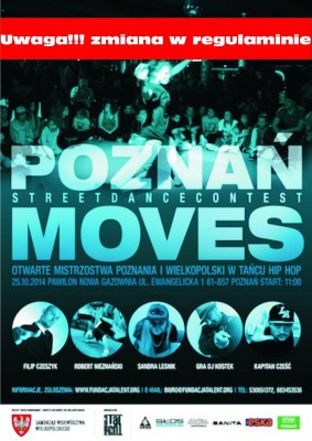 POZNAŃ MOVES 2014_ zmiana w regulaminie