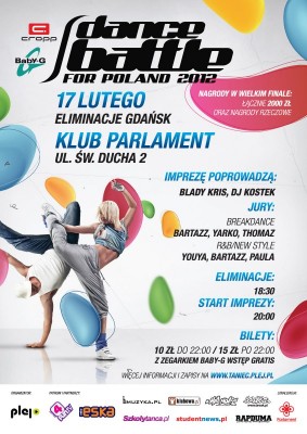 Ruszyły zapisy na Dance Battle For Poland 2012